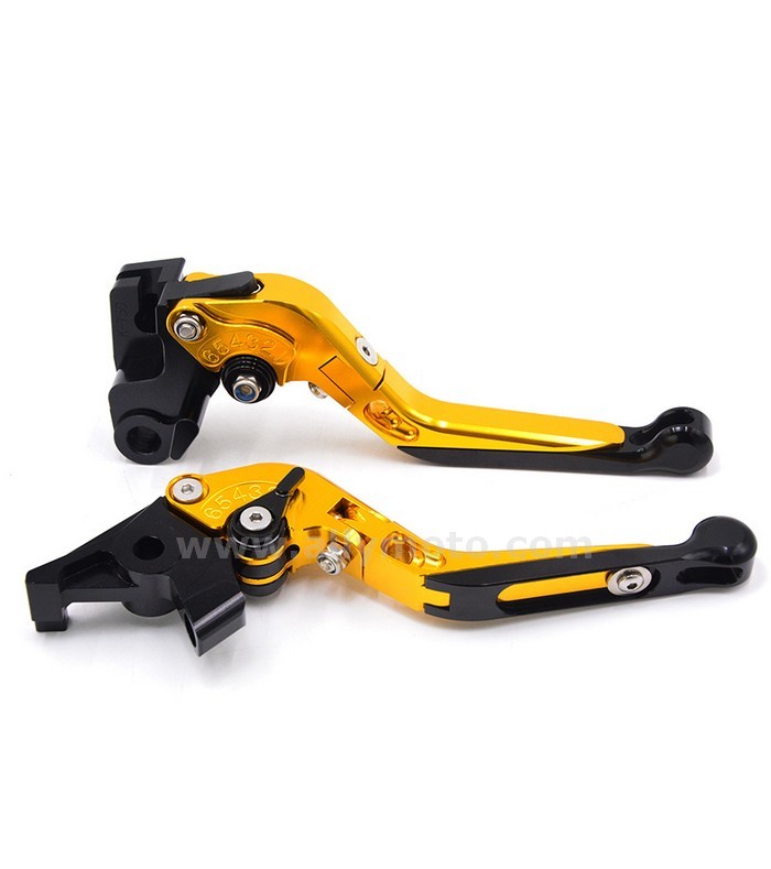 051 Aluminum Folding Brake Clutch Levers For Yamaha T MAX 500 2001 to 2007-3